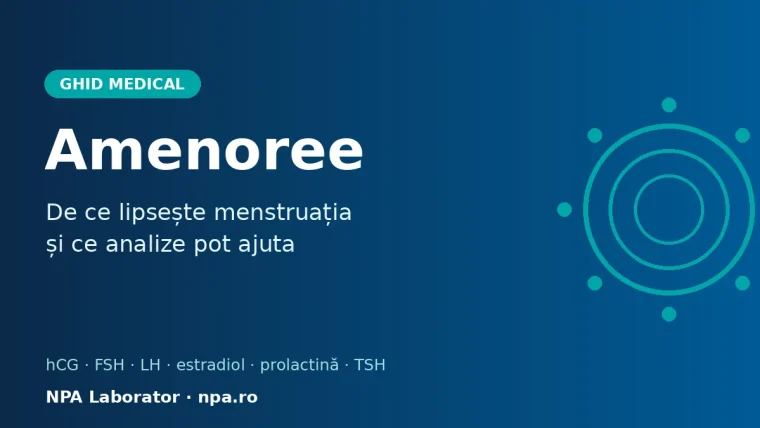 Amenoree: de ce lipsește menstruația și ce analize pot ajuta