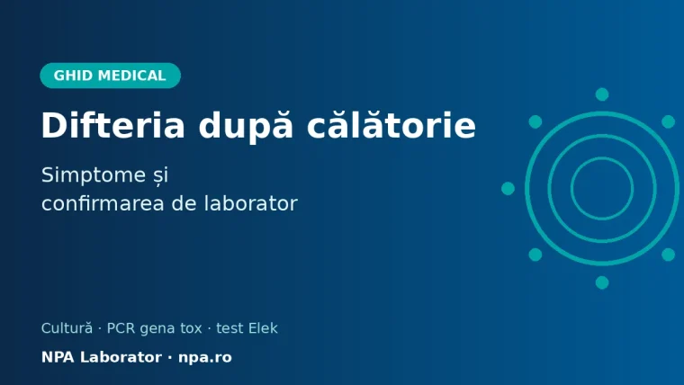 Difteria după călătorie: simptome și confirmarea de laborator